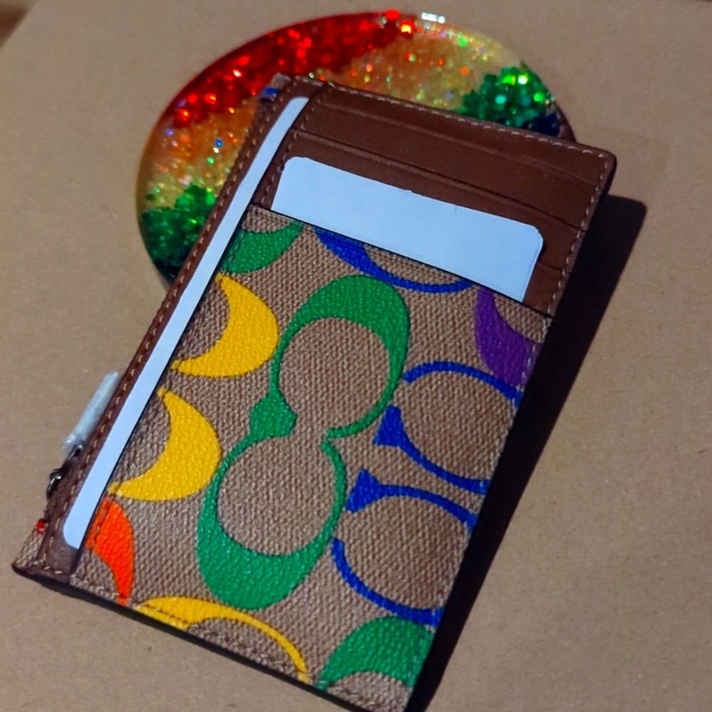 Coach Zip Card Case